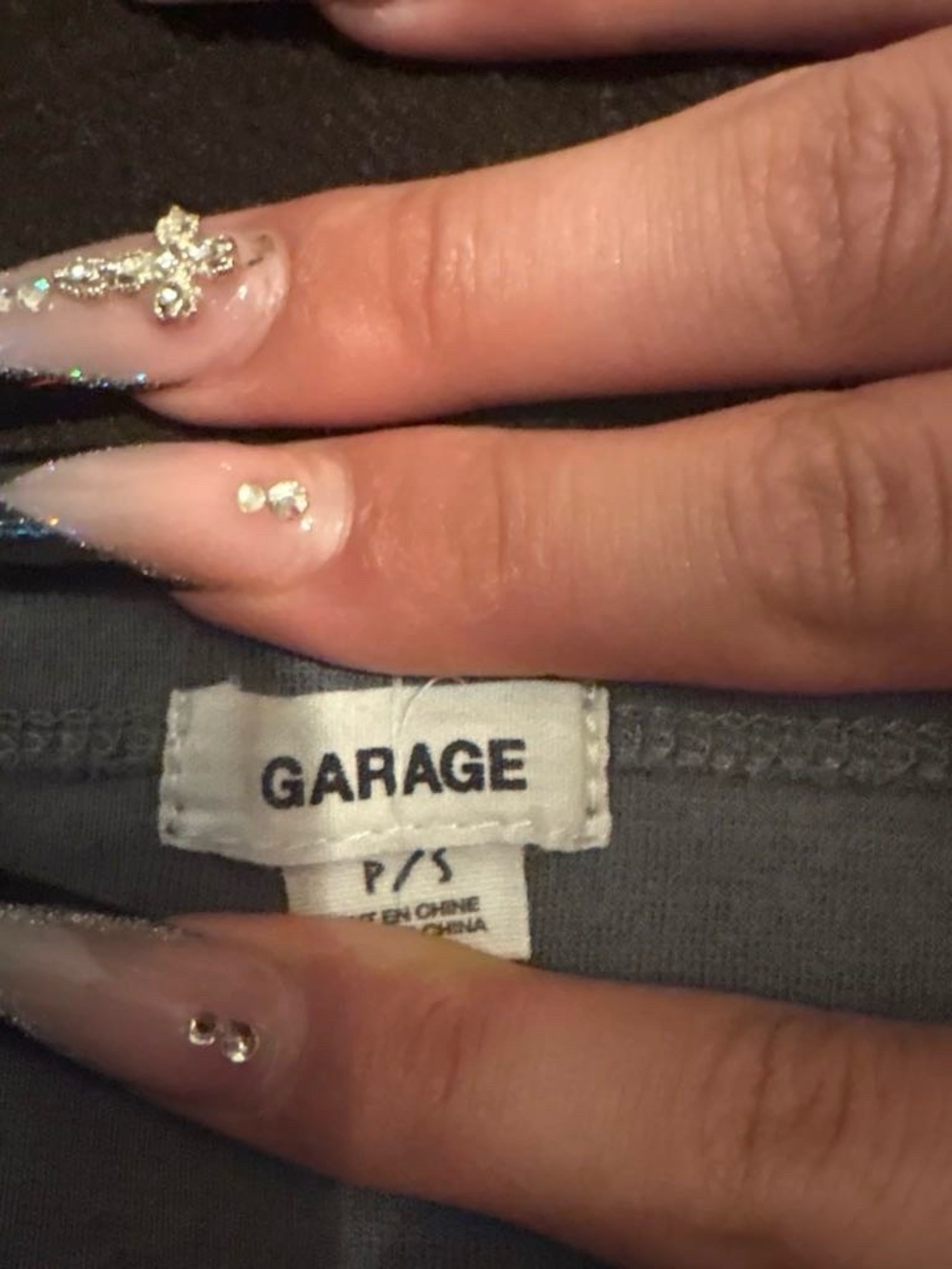 Garage Gray Crewneck Top
